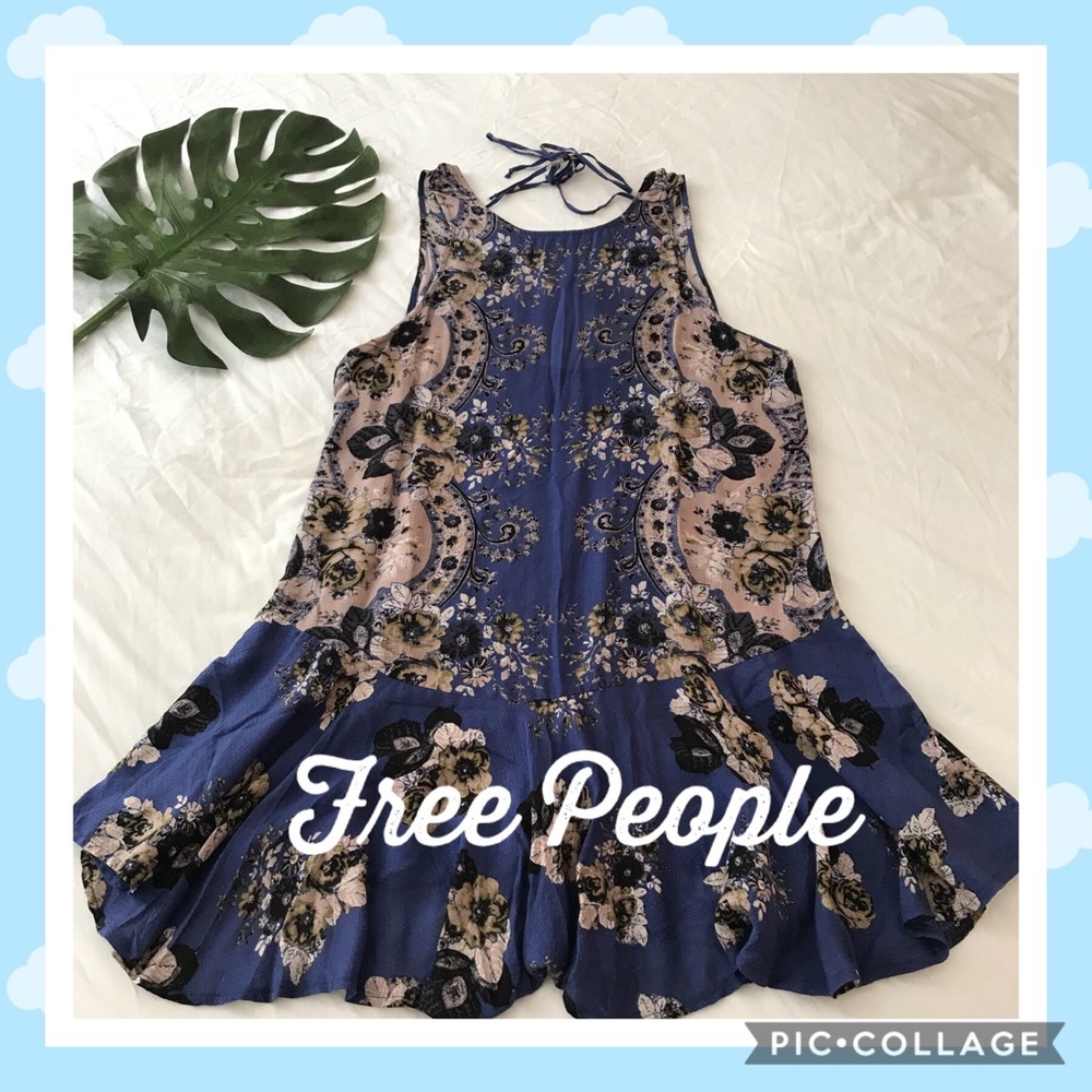 Free People Blue Dress